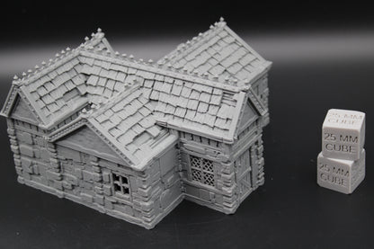 Tabletop Terrain Stone House 1of19 Town City Dnd RPG wargame skirmish 32mm