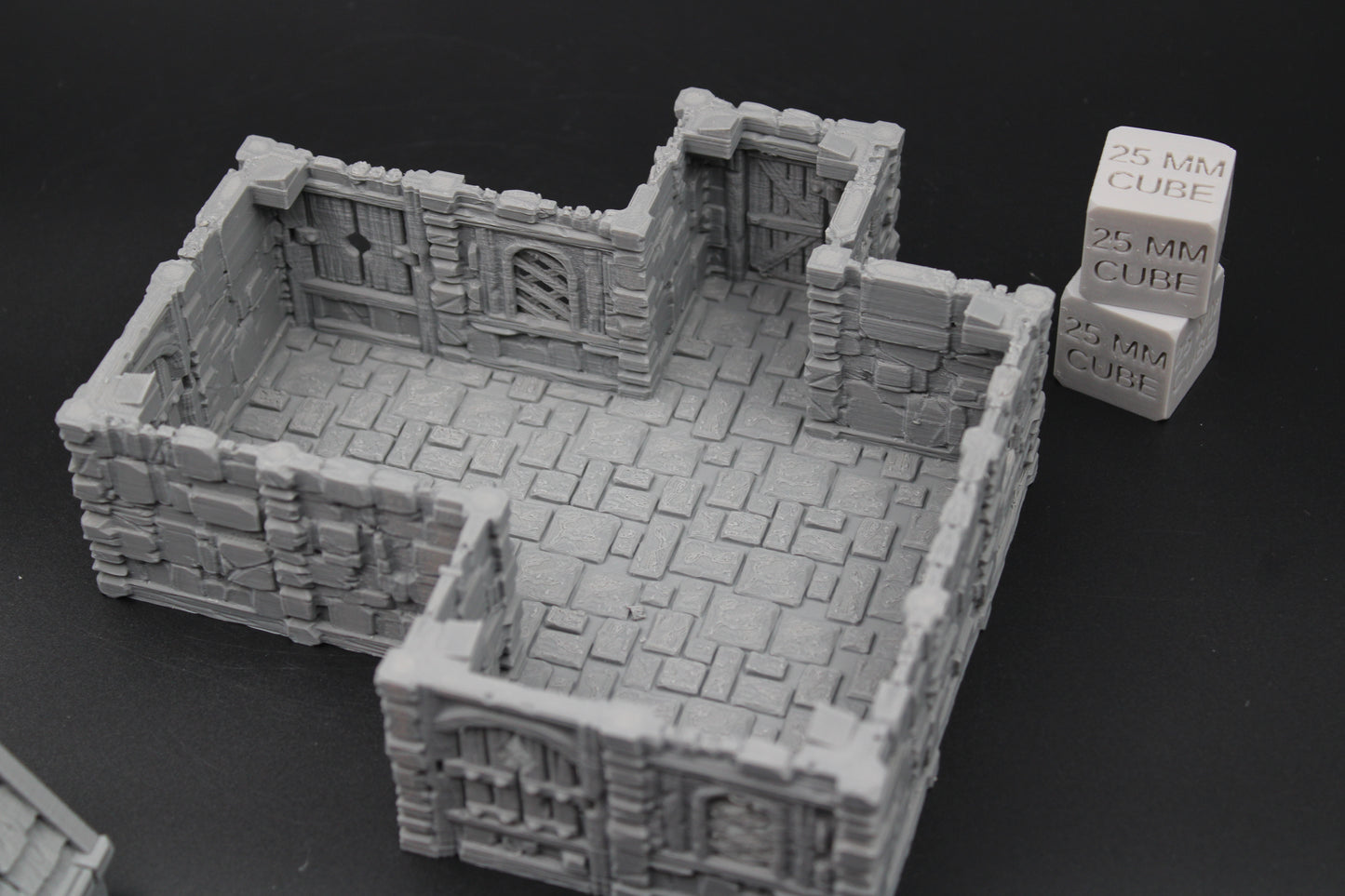 Tabletop Terrain Stone House 1of19 Town City Dnd RPG wargame skirmish 32mm