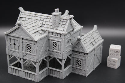 Tabletop Terrain Plaster Cob House 2of19 Dnd RPG wargame skirmish 32mm