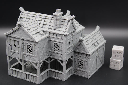 Tabletop Terrain Plaster Cob House 2of19 Dnd RPG wargame skirmish 32mm