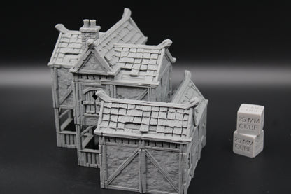 Tabletop Terrain Plaster Cob House 2of19 Dnd RPG wargame skirmish 32mm