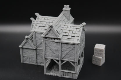 Tabletop Terrain Plaster Cob House 2of19 Dnd RPG wargame skirmish 32mm