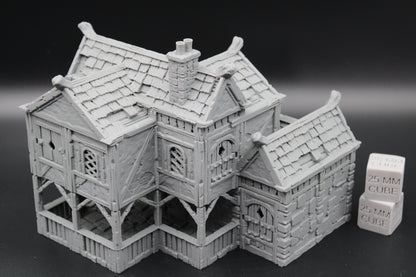 Tabletop Terrain Stone House 2of19 Town City Dnd RPG wargame skirmish 32mm