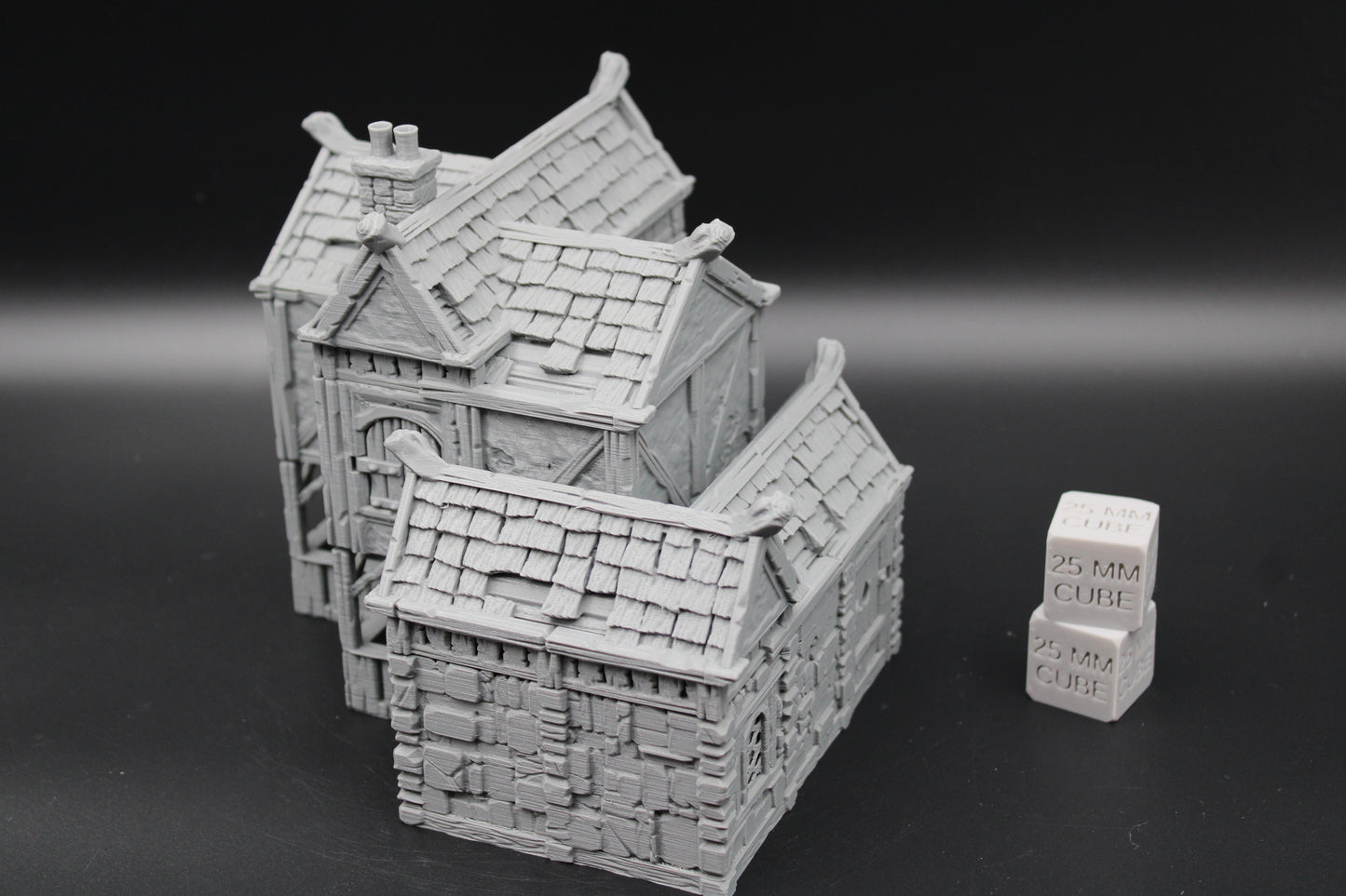 Tabletop Terrain Stone House 2of19 Town City Dnd RPG wargame skirmish 32mm