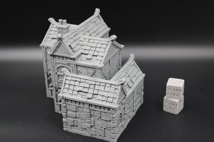 Tabletop Terrain Stone House 2of19 Town City Dnd RPG wargame skirmish 32mm