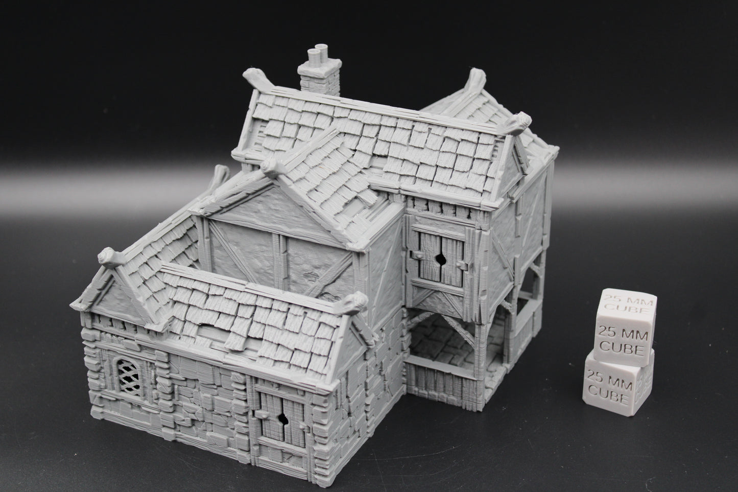 Tabletop Terrain Stone House 2of19 Town City Dnd RPG wargame skirmish 32mm