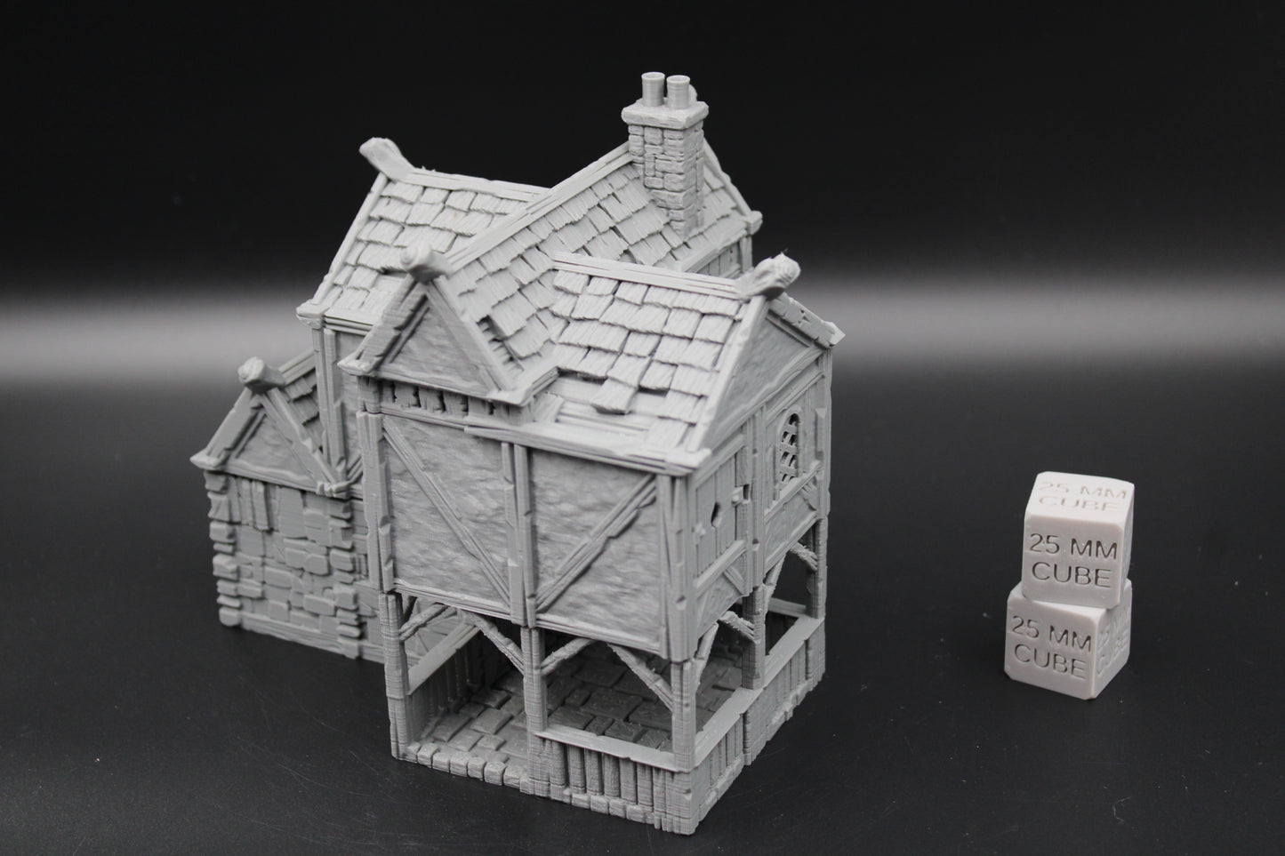 Tabletop Terrain Stone House 2of19 Town City Dnd RPG wargame skirmish 32mm