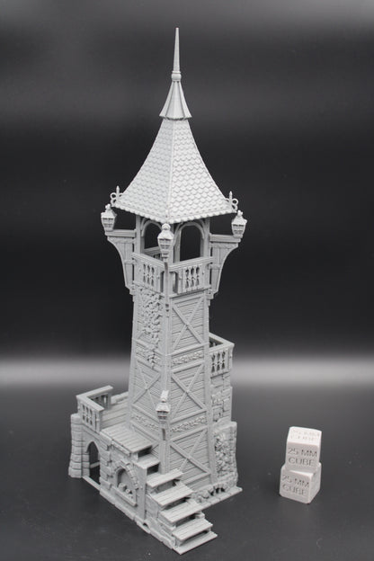 Tabletop Terrain Fantasy Watchtower Lookout Dnd RPG wargame skirmish 28mm