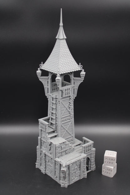 Tabletop Terrain Fantasy Watchtower Lookout Dnd RPG wargame skirmish 28mm