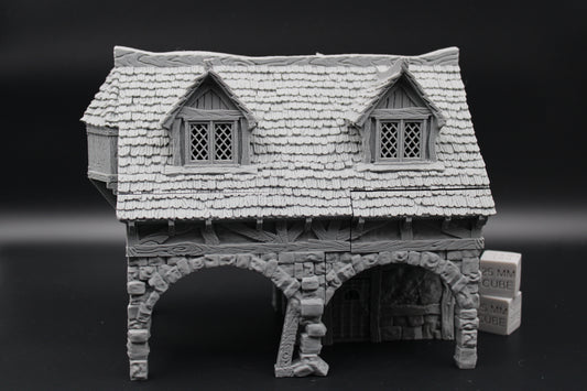Tabletop Terrain Merchant Shop Shopkeeper House Dnd RPG wargame skirmish 28mm