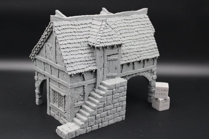 Tabletop Terrain Merchant Shop Shopkeeper House Dnd RPG wargame skirmish 28mm