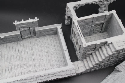 Tabletop Terrain Merchant Shop Shopkeeper House Dnd RPG wargame skirmish 28mm