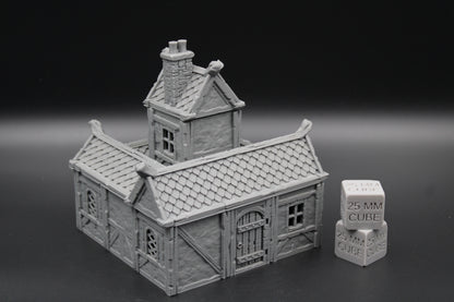Tabletop Terrain Plaster Cob House 3of19 Town City Dnd RPG wargame skirmish 32mm