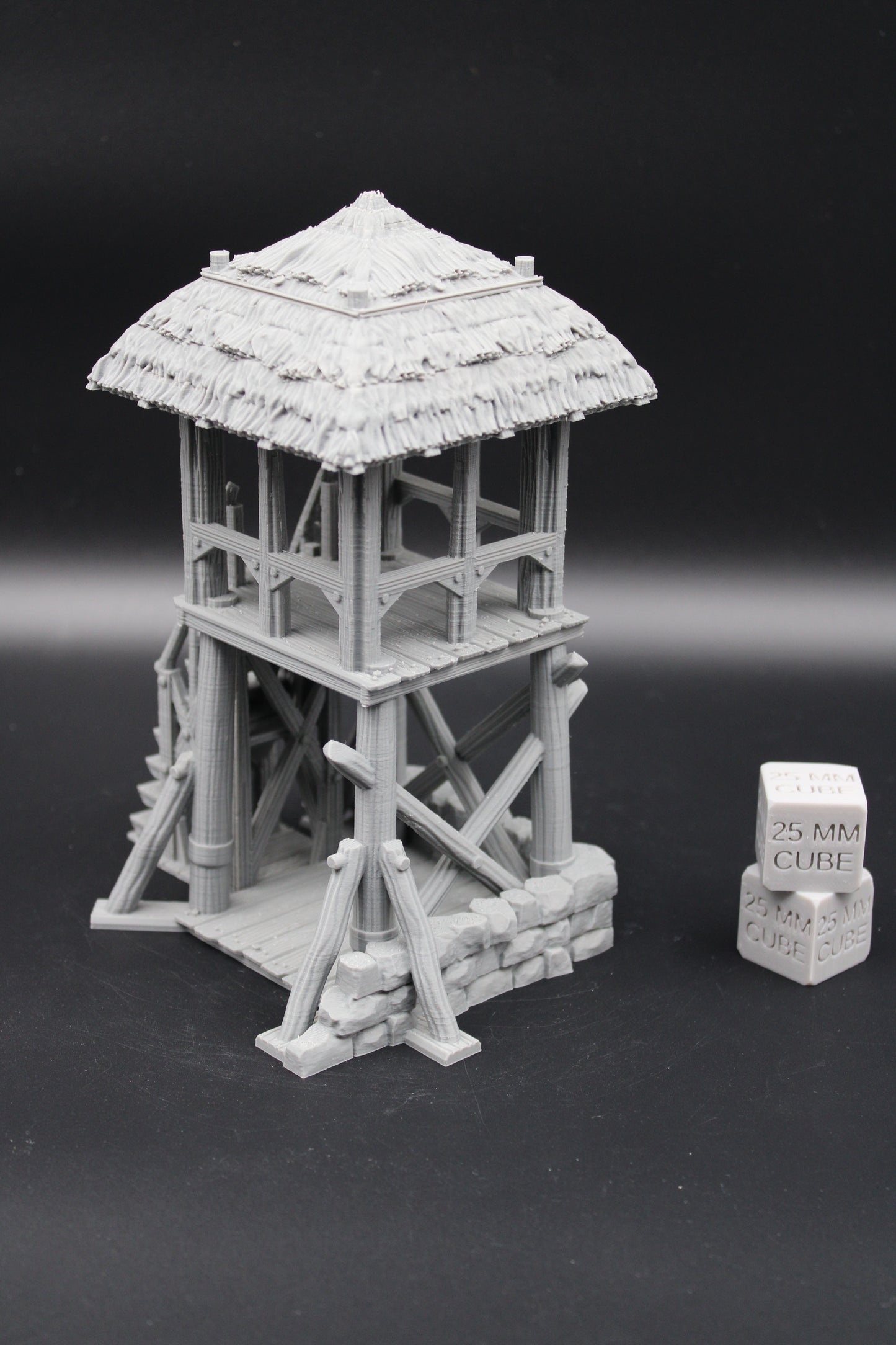Tabletop Terrain Fantasy Watchtower Defense Dnd RPG wargame skirmish 28mm