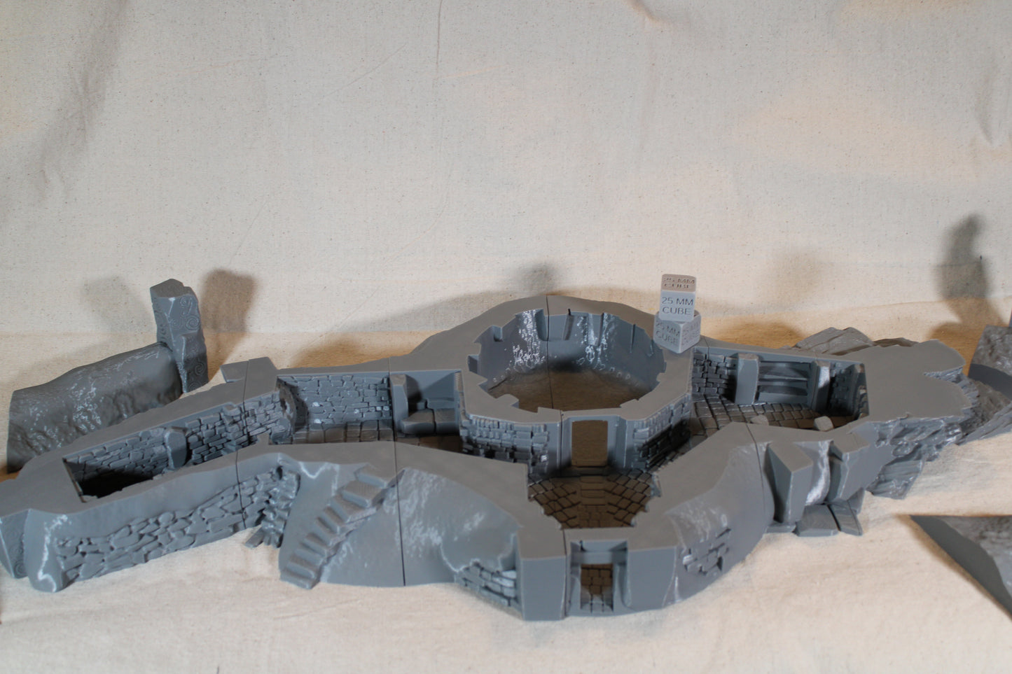 Tabletop Terrain Epic Burial Crypt Barrow Dnd RPG wargame skirmish 28mm 32mm BC4