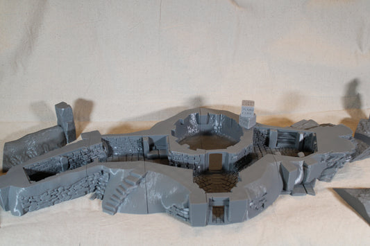 Tabletop Terrain Epic Burial Crypt Barrow Dnd RPG wargame skirmish 28mm 32mm BC4
