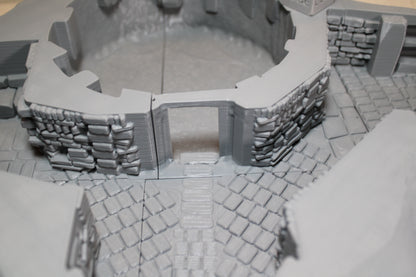 Tabletop Terrain Epic Burial Crypt Barrow Dnd RPG wargame skirmish 28mm 32mm BC4