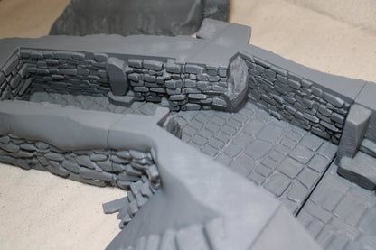 Tabletop Terrain Epic Burial Crypt Barrow Dnd RPG wargame skirmish 28mm 32mm BC4