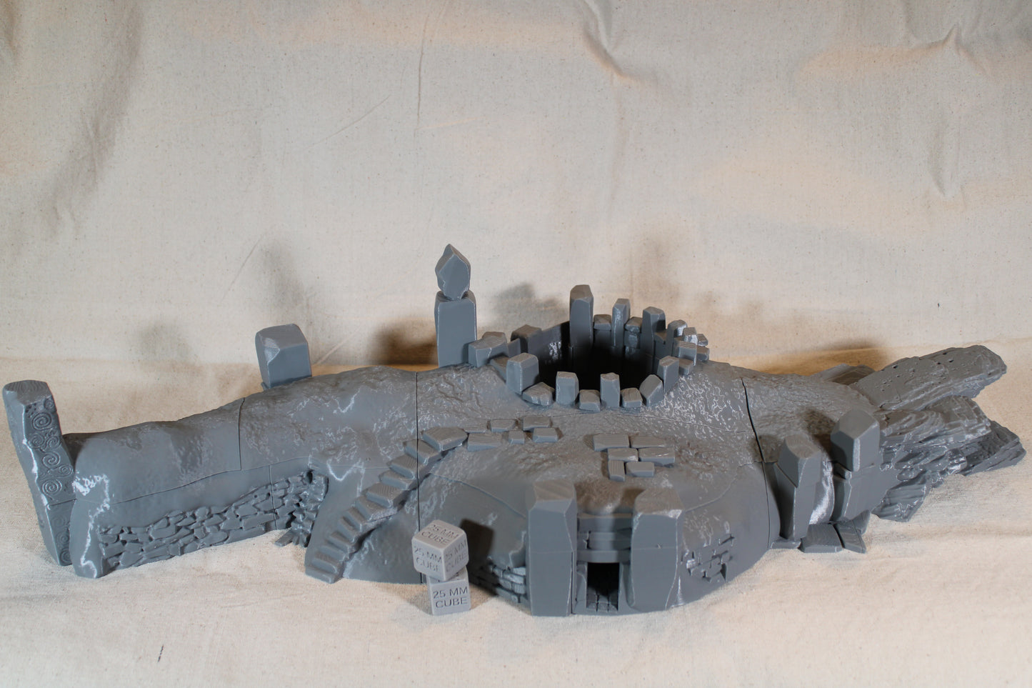 Tabletop Terrain Epic Burial Crypt Barrow Dnd RPG wargame skirmish 28mm 32mm BC4