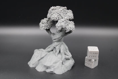 Tabletop Terrain Rock Stone Base Tree Gnarled Dnd RPG wargame skirmish 28mm