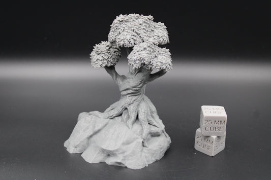 Tabletop Terrain Rock Stone Base Tree Gnarled Dnd RPG wargame skirmish 28mm
