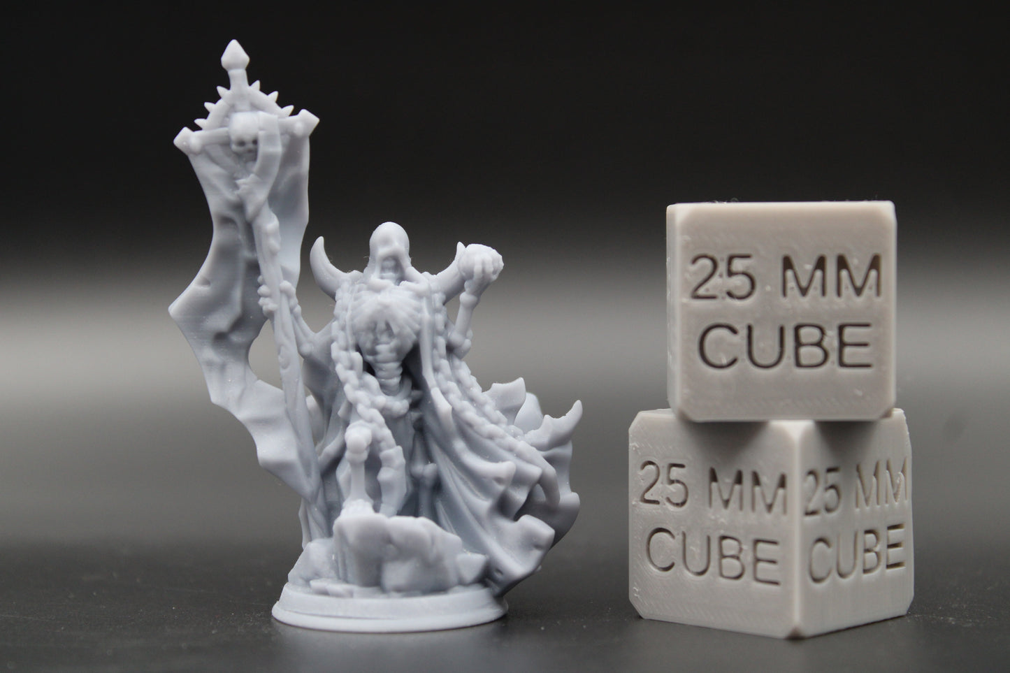 Skeleton Undead Mage Lich Wizard Sorcerer Seer 32mm Miniature Dnd Skirmish