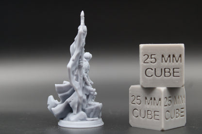 Skeleton Undead Mage Lich Wizard Sorcerer Seer 32mm Miniature Dnd Skirmish