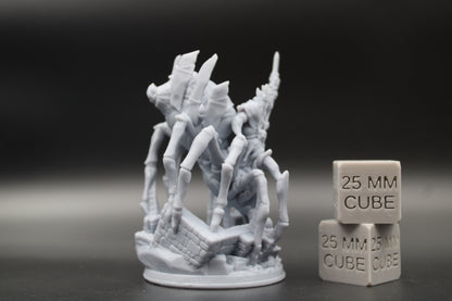 Goblin King Chief Riding Giant Spider 32mm Miniature Dnd Skirmish
