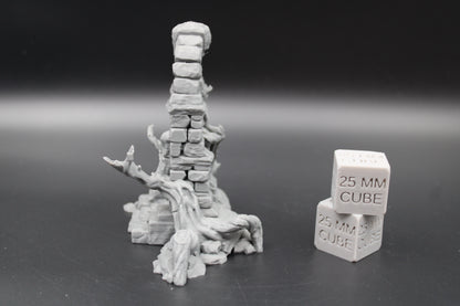 Tabletop Terrain Fantasy Medieval Gate Portal Ruin Dnd RPG Wargame Skirmish 28mm