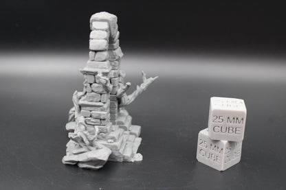 Tabletop Terrain Fantasy Medieval Gate Portal Ruin Dnd RPG Wargame Skirmish 28mm