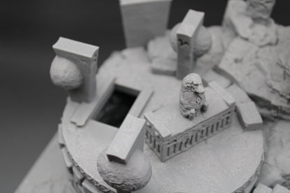 Tabletop Terrain Wizard Tomb Burial Mound Dnd RPG wargame skirmish 28mm 32mm