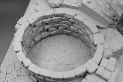 Tabletop Terrain Wizard Tomb Burial Mound Dnd RPG wargame skirmish 28mm 32mm