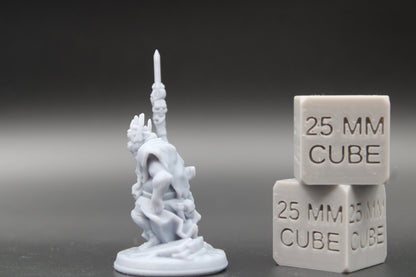 Goblin Chief King Leader 32mm Miniature Dnd Skirmish