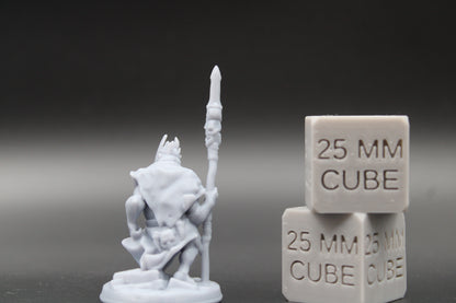 Goblin Chief King Leader 32mm Miniature Dnd Skirmish