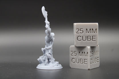 Skeleton Undead Shield Axe 32mm Miniature Dnd Skirmish 2