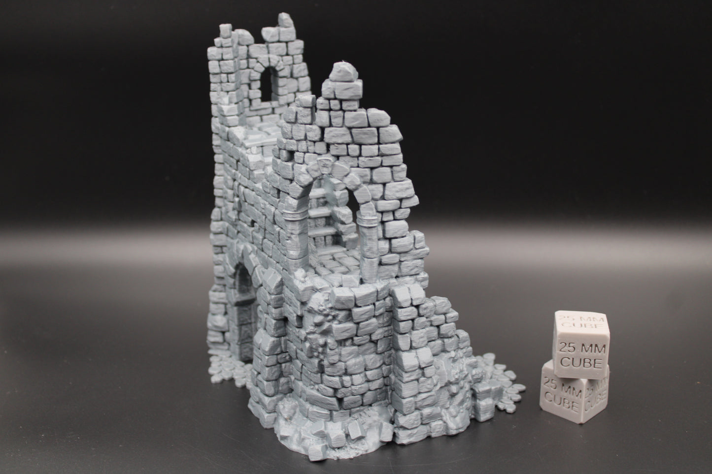 Tabletop Terrain Fantasy Tower Castle Ruin Dnd RPG Wargame Skirmish 28mm B