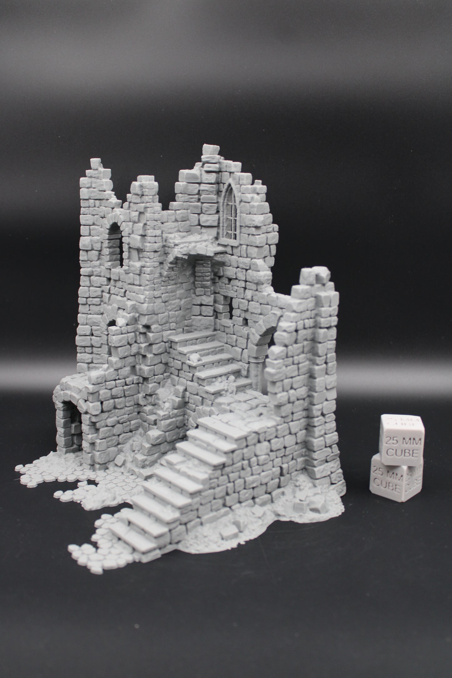 Tabletop Terrain Fantasy Tower Castle Ruin Dnd RPG Wargame Skirmish 28mm A