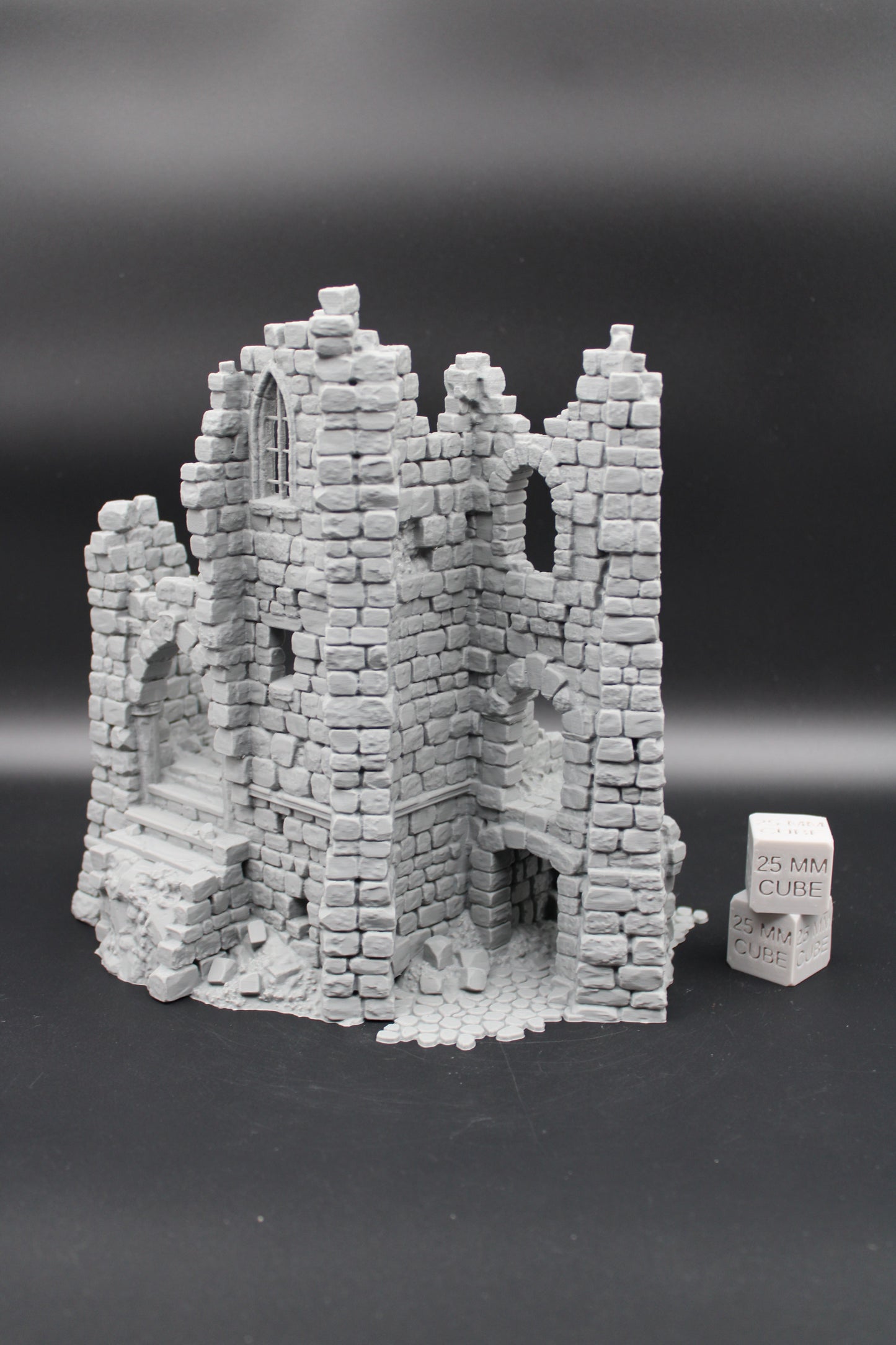 Tabletop Terrain Fantasy Tower Castle Ruin Dnd RPG Wargame Skirmish 28mm A