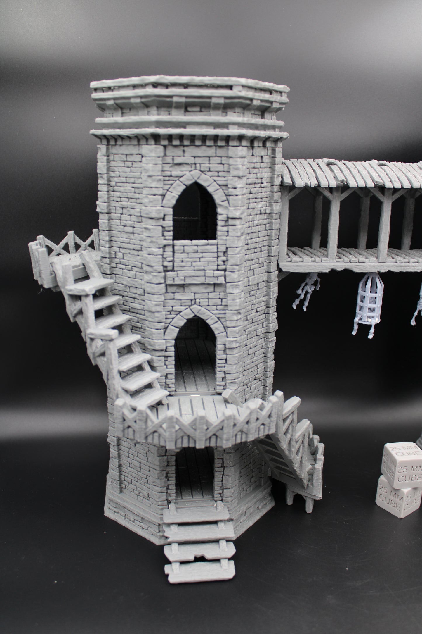 Tabletop Terrain Epic Twin Towers of Torment Dnd RPG wargame skirmish 28mm