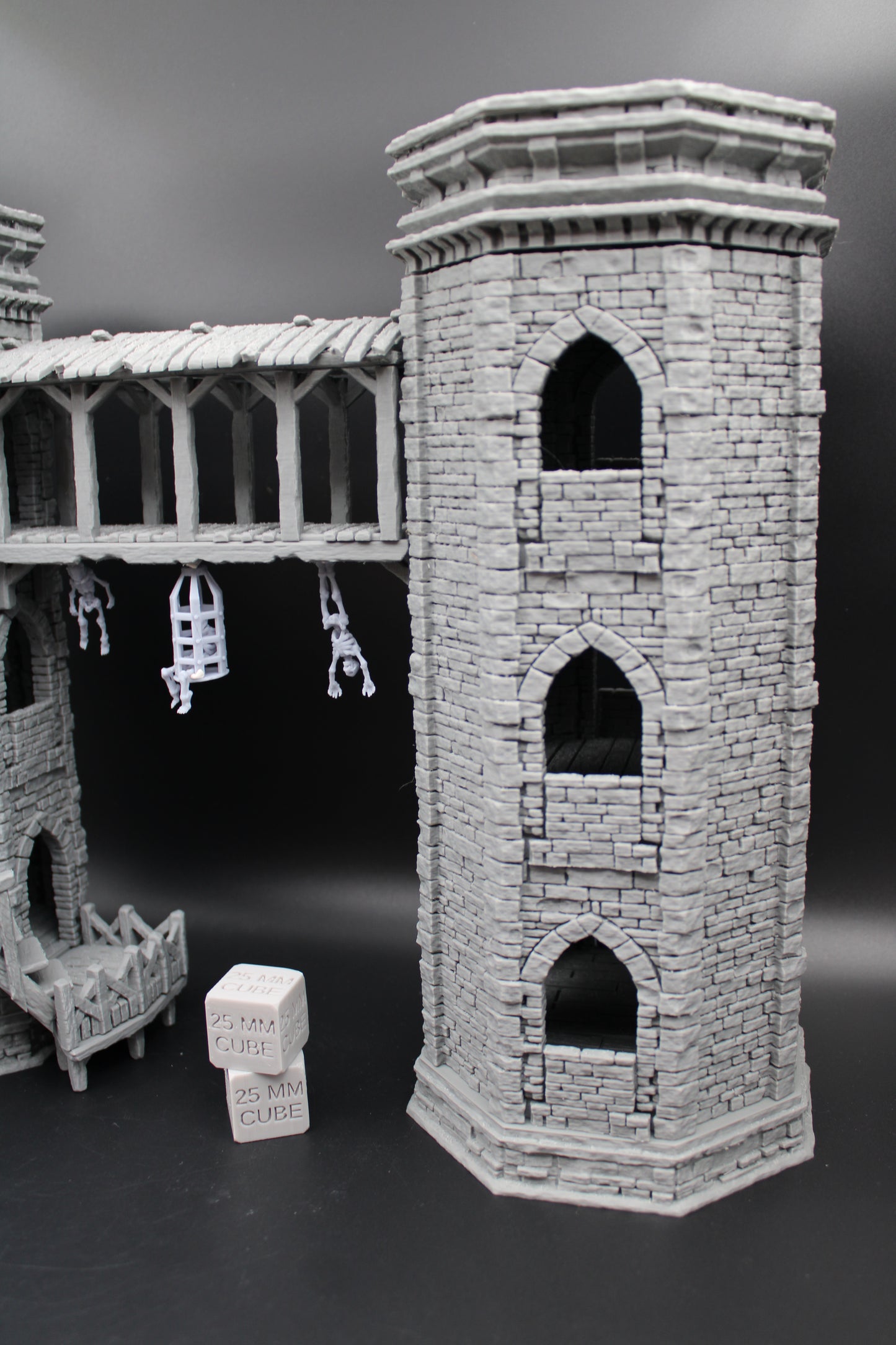 Tabletop Terrain Epic Twin Towers of Torment Dnd RPG wargame skirmish 28mm