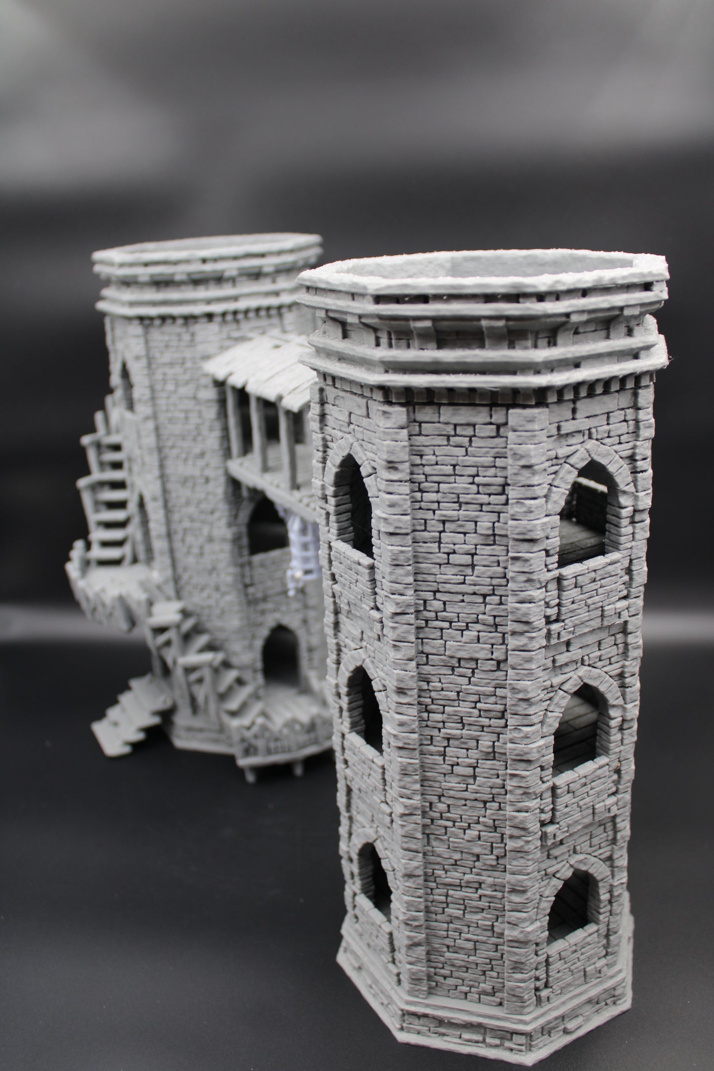 Tabletop Terrain Epic Twin Towers of Torment Dnd RPG wargame skirmish 28mm