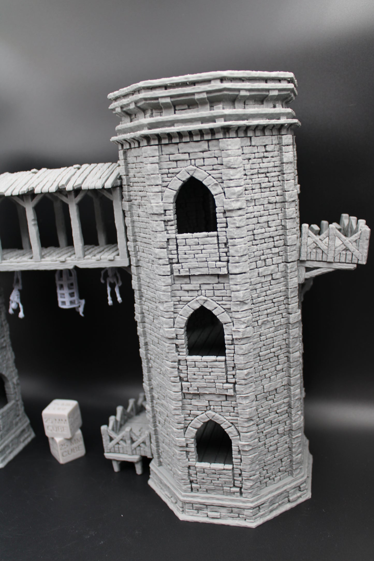 Tabletop Terrain Epic Twin Towers of Torment Dnd RPG wargame skirmish 28mm