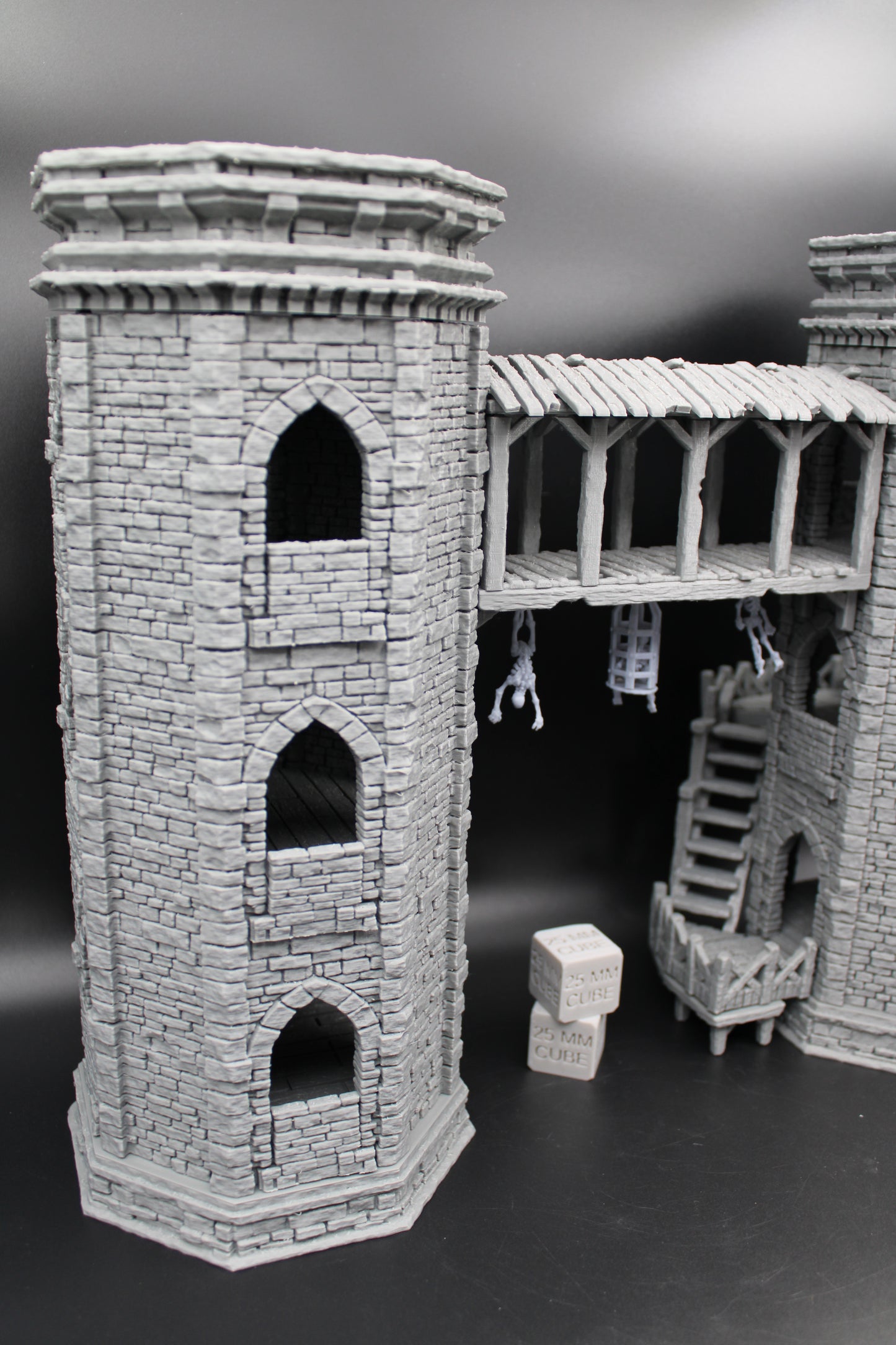 Tabletop Terrain Epic Twin Towers of Torment Dnd RPG wargame skirmish 28mm