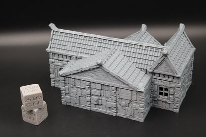 Tabletop Terrain Stone House 5of19 Town City Dnd RPG wargame skirmish 32mm