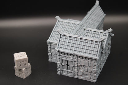 Tabletop Terrain Stone House 5of19 Town City Dnd RPG wargame skirmish 32mm