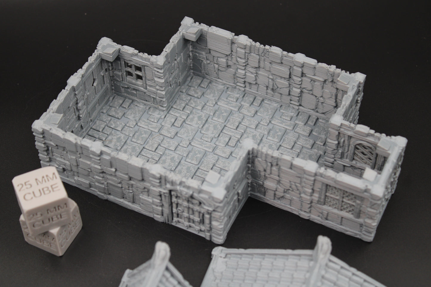 Tabletop Terrain Stone House 5of19 Town City Dnd RPG wargame skirmish 32mm