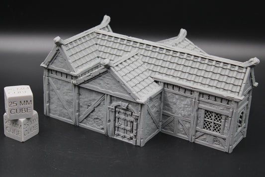 Tabletop Terrain Plaster Cob House 5of19 Town City Dnd RPG wargame skirmish 32mm