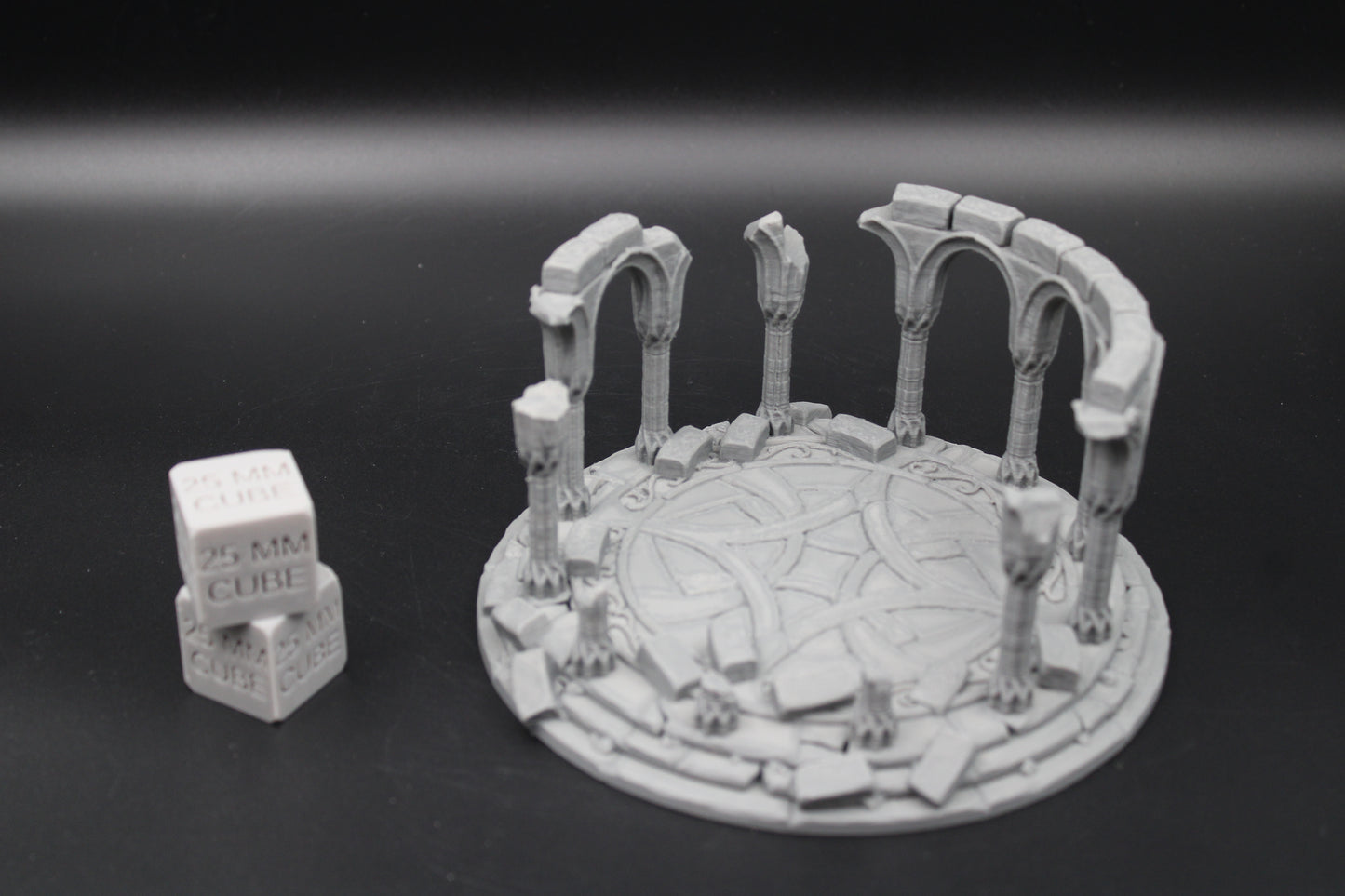 Tabletop Terrain Celestial Temple Ruin Elven Dnd RPG wargame skirmish 28mm