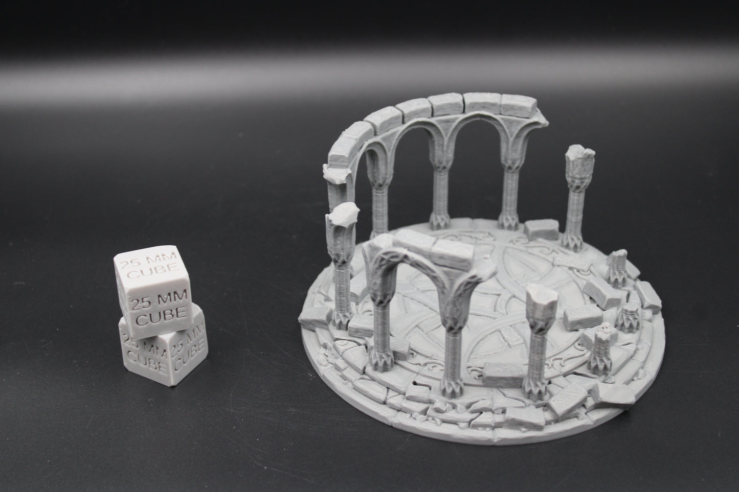 Tabletop Terrain Celestial Temple Ruin Elven Dnd RPG wargame skirmish 28mm