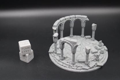 Tabletop Terrain Celestial Temple Ruin Elven Dnd RPG wargame skirmish 28mm